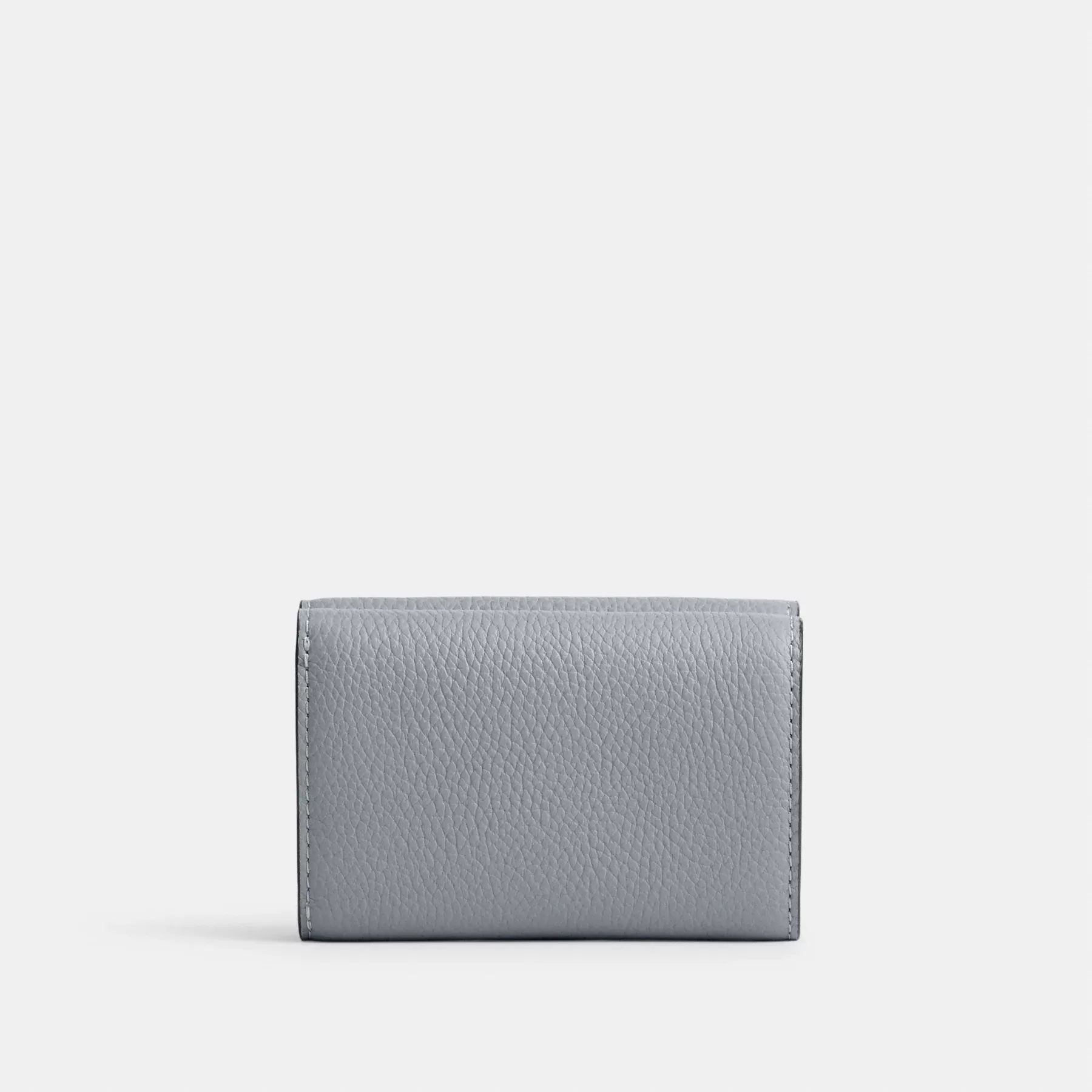 COACH Essential Mini-Geldbörse mit dreifacher Falte Grau Blau
